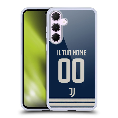 Custom Customised Personalised Juventus Football Club 2020/21 Race Kit Away Soft Gel Case for Samsung Galaxy A35 5G