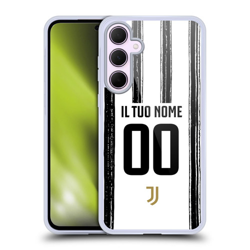 Custom Customised Personalised Juventus Football Club 2020/21 Race Kit Home Soft Gel Case for Samsung Galaxy A35 5G