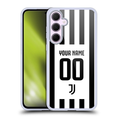 Custom Customised Personalised Juventus Football Club 2021/22 Match Kit Home Soft Gel Case for Samsung Galaxy A35 5G