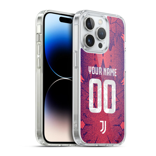 Custom Customised Personalised Juventus Football Club 2022/23 Match Kit Third Soft Gel Case for Apple iPhone 14 Pro & MagSafe
