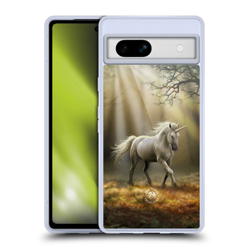 Anne Stokes Mythical Creatures Glimpse of a Unicorn Soft Gel Case for Google Pixel 7a