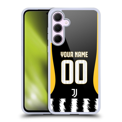 Custom Customised Personalised Juventus Football Club 2023/24 Match Kit Home Soft Gel Case for Samsung Galaxy A35 5G