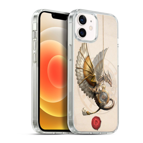 Anne Stokes Steampunk Clockwork Dragon Soft Gel Case for Apple iPhone 12 / iPhone 12 Pro & MagSafe
