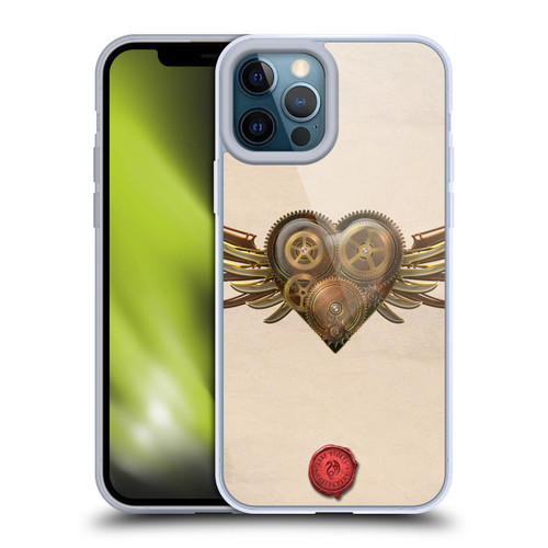 Anne Stokes Steampunk Winged Cog Heart Soft Gel Case for Apple iPhone 12 Pro Max