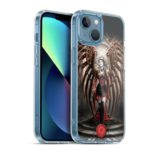 Anne Stokes Steampunk Avenger Soft Gel Case for Apple iPhone 13 Mini & MagSafe