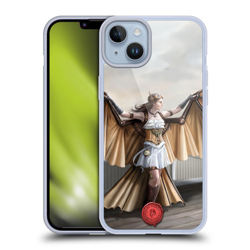 Anne Stokes Steampunk Aviator Soft Gel Case for Apple iPhone 14 Plus