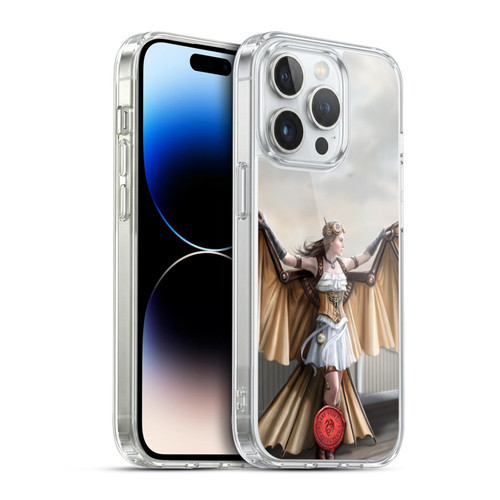 Anne Stokes Steampunk Aviator Soft Gel Case for Apple iPhone 14 Pro & MagSafe