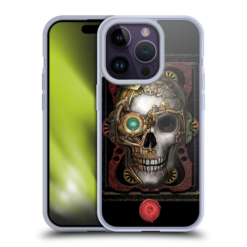 Anne Stokes Steampunk Skull Soft Gel Case for Apple iPhone 14 Pro