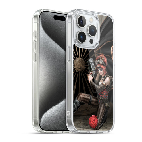 Anne Stokes Steampunk Assassin Soft Gel Case for Apple iPhone 15 Pro & MagSafe