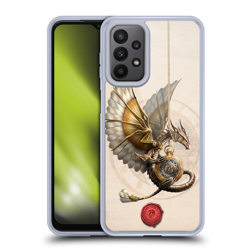 Anne Stokes Steampunk Clockwork Dragon Soft Gel Case for Samsung Galaxy A23 / 5G (2022)