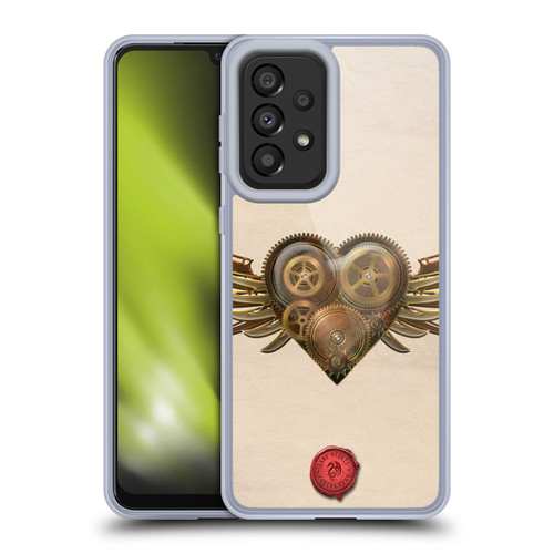 Anne Stokes Steampunk Winged Cog Heart Soft Gel Case for Samsung Galaxy A33 5G (2022)