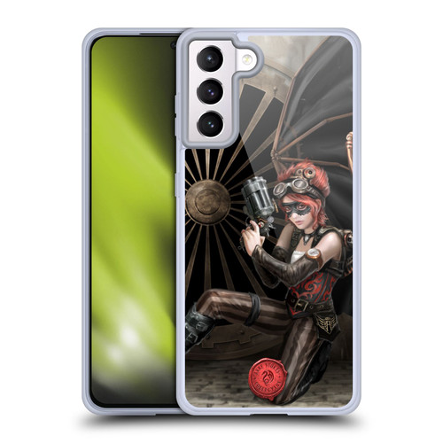 Anne Stokes Steampunk Assassin Soft Gel Case for Samsung Galaxy S21+ 5G