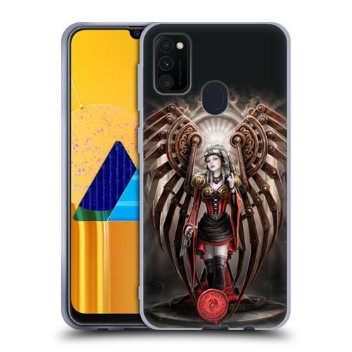 Anne Stokes Steampunk Avenger Soft Gel Case for Samsung Galaxy M30s (2019)/M21 (2020)
