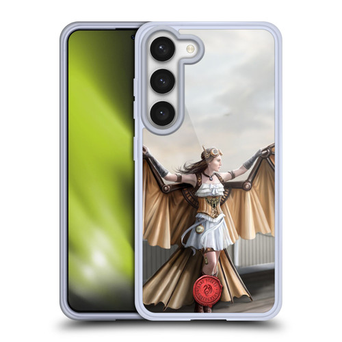 Anne Stokes Steampunk Aviator Soft Gel Case for Samsung Galaxy S23 5G