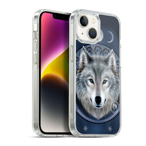 Anne Stokes Wolves Lunar Soft Gel Case for Apple iPhone 14