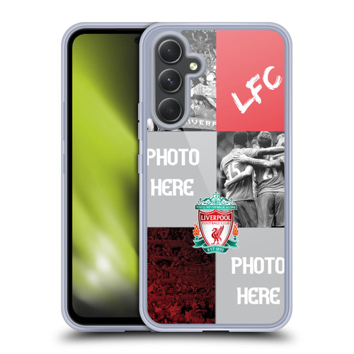 Custom Customised Personalised Liverpool Football Club Liverpool Fc Celebration Crest Soft Gel Case for Samsung Galaxy A54 5G