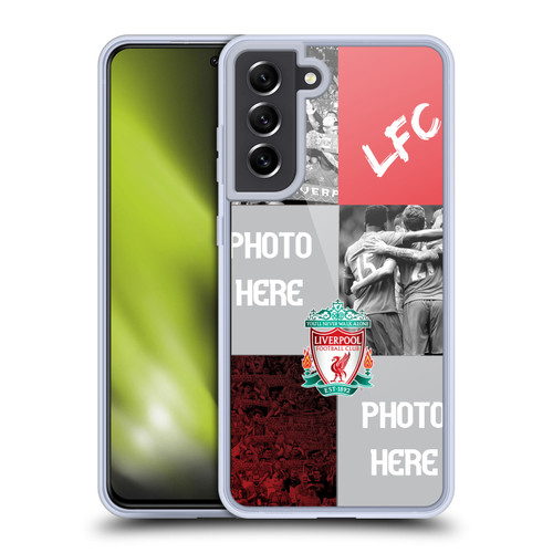 Custom Customised Personalised Liverpool Football Club Liverpool Fc Celebration Crest Soft Gel Case for Samsung Galaxy S21 FE 5G