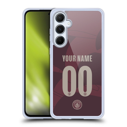Custom Customised Personalised Manchester City Man City FC 2024/25 Badge Kit Third Soft Gel Case for Samsung Galaxy A55 5G