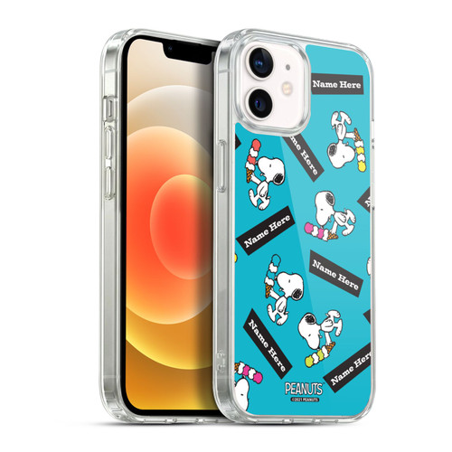 Custom Customised Personalised Peanuts Art Snoopy Soft Gel Case for Apple iPhone 12 / iPhone 12 Pro & MagSafe