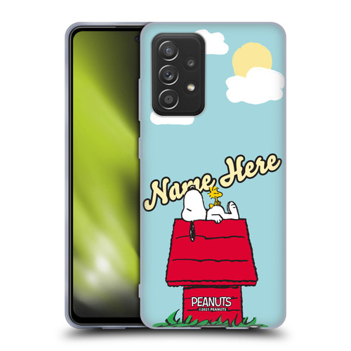 Custom Customised Personalised Peanuts Art Snoopy & Woodstock Soft Gel Case for Samsung Galaxy A52 / A52s / 5G (2021)
