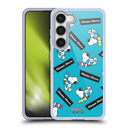 Custom Customised Personalised Peanuts Art Snoopy Soft Gel Case for Samsung Galaxy S23 5G