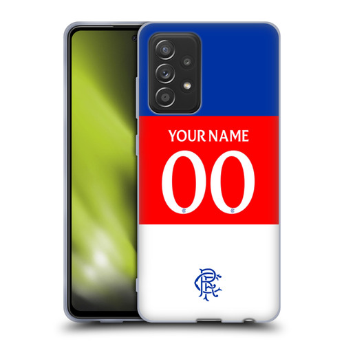 Custom Customised Personalised Rangers FC 2025/26 Kit Away Soft Gel Case for Samsung Galaxy A52 / A52s / 5G (2021)