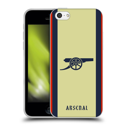 Arsenal FC 2021/22 Crest Kit Away Soft Gel Case for Apple iPhone 5c