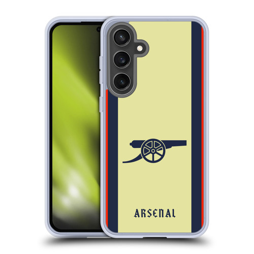Arsenal FC 2021/22 Crest Kit Away Soft Gel Case for Samsung Galaxy S24 FE