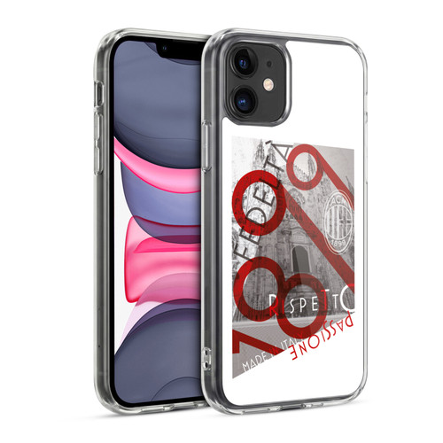 AC Milan Adults Passion Soft Gel Case for Apple iPhone 11