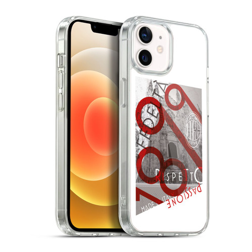 AC Milan Adults Passion Soft Gel Case for Apple iPhone 12 / iPhone 12 Pro & MagSafe