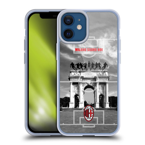 AC Milan Adults Milano Siamo Noi 2 Soft Gel Case for Apple iPhone 12 Mini