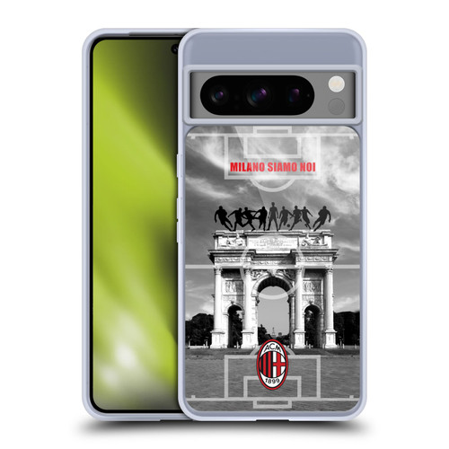 AC Milan Adults Milano Siamo Noi 2 Soft Gel Case for Google Pixel 8 Pro