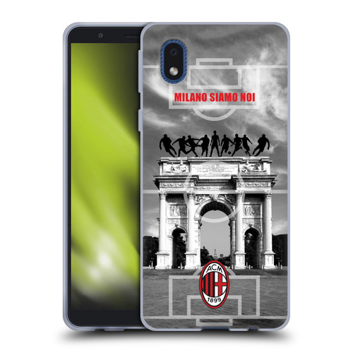 AC Milan Adults Milano Siamo Noi 2 Soft Gel Case for Samsung Galaxy A01 Core (2020)