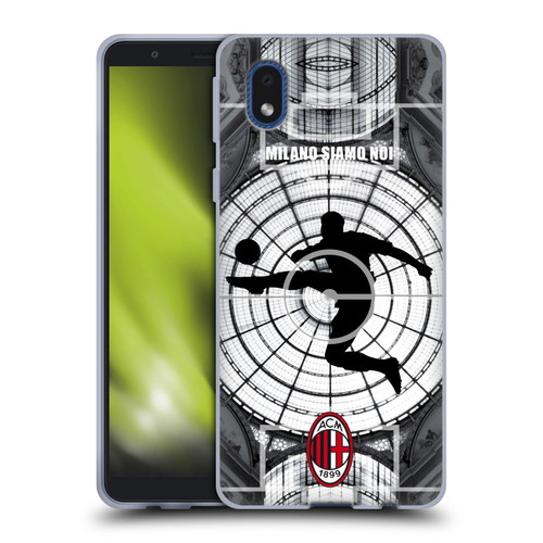 AC Milan Adults Milano Siamo Noi Soft Gel Case for Samsung Galaxy A01 Core (2020)