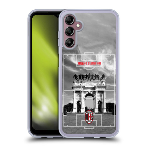 AC Milan Adults Milano Siamo Noi 2 Soft Gel Case for Samsung Galaxy A14 5G