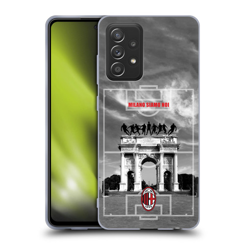 AC Milan Adults Milano Siamo Noi 2 Soft Gel Case for Samsung Galaxy A52 / A52s / 5G (2021)