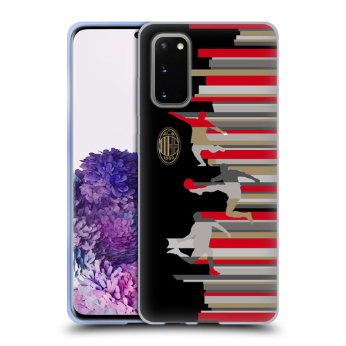 AC Milan Adults Silhouette Soft Gel Case for Samsung Galaxy S20 / S20 5G