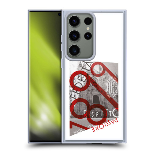 AC Milan Adults Passion Soft Gel Case for Samsung Galaxy S23 Ultra 5G
