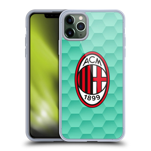 AC Milan 2020/21 Crest Kit Home Goalkeeper Soft Gel Case for Apple iPhone 11 Pro Max