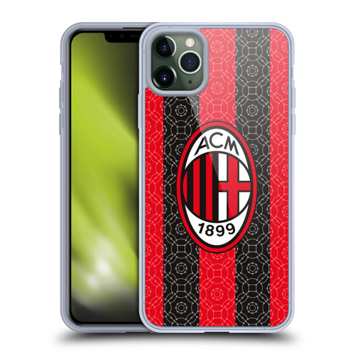 AC Milan 2020/21 Crest Kit Home Soft Gel Case for Apple iPhone 11 Pro Max