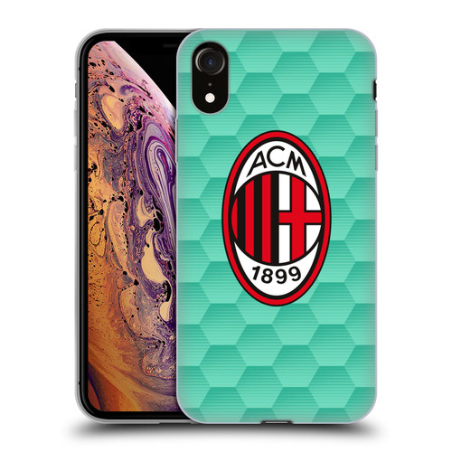 AC Milan 2020/21 Crest Kit Home Goalkeeper Soft Gel Case for Apple iPhone XR
