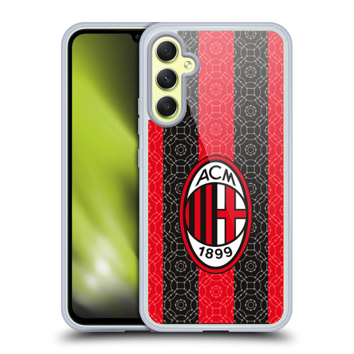 AC Milan 2020/21 Crest Kit Home Soft Gel Case for Samsung Galaxy A34 5G