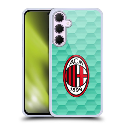 AC Milan 2020/21 Crest Kit Home Goalkeeper Soft Gel Case for Samsung Galaxy A35 5G