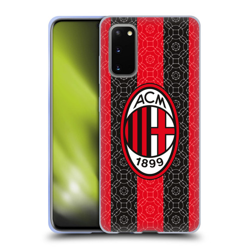 AC Milan 2020/21 Crest Kit Home Soft Gel Case for Samsung Galaxy S20 / S20 5G