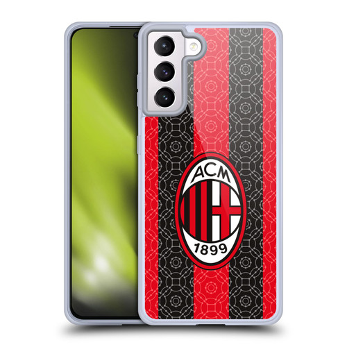AC Milan 2020/21 Crest Kit Home Soft Gel Case for Samsung Galaxy S21+ 5G
