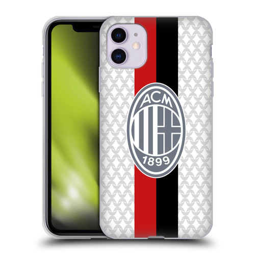 AC Milan 2023/24 Crest Kit Away Soft Gel Case for Apple iPhone 11