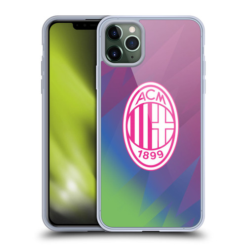 AC Milan 2023/24 Crest Kit Third Soft Gel Case for Apple iPhone 11 Pro Max
