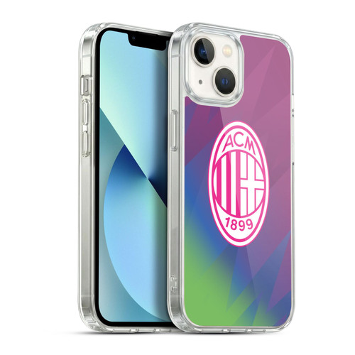 AC Milan 2023/24 Crest Kit Third Soft Gel Case for Apple iPhone 13