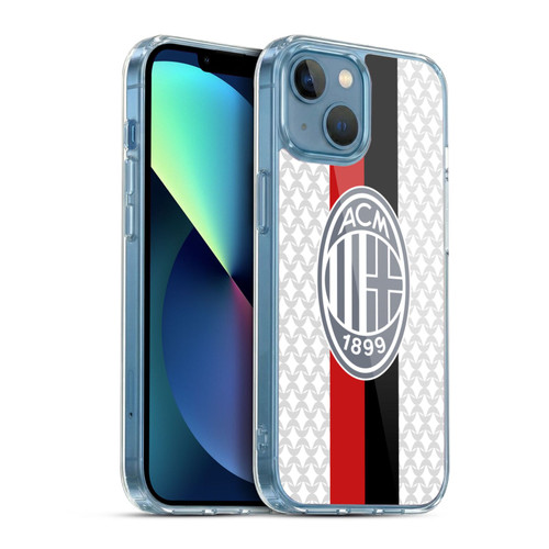 AC Milan 2023/24 Crest Kit Away Soft Gel Case for Apple iPhone 13 Mini