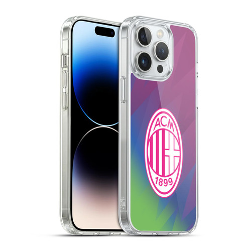 AC Milan 2023/24 Crest Kit Third Soft Gel Case for Apple iPhone 14 Pro Max